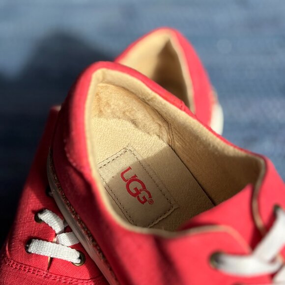 Sunset Red UGG sneakers US size 10 - Picture 5 of 6